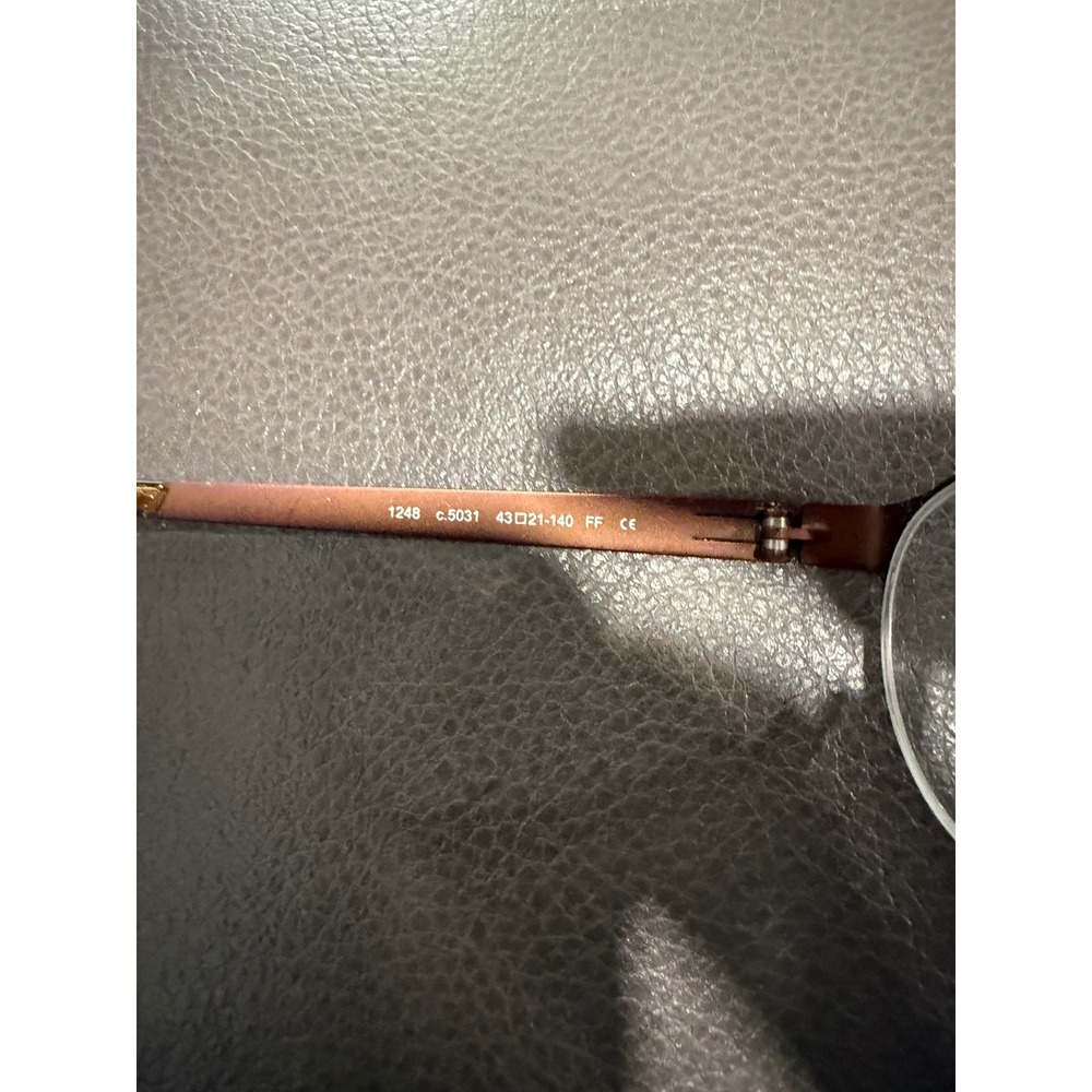 Prodesign Denmark Oval Eyeglasses Frames Brown Me… - image 3